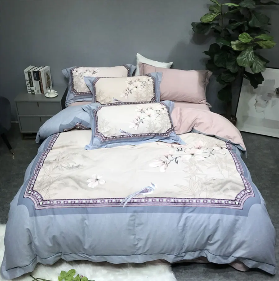 

Fashion european american bedding set,full queen king trend 60s cotton double home textile bed sheet pillow case duvet cover