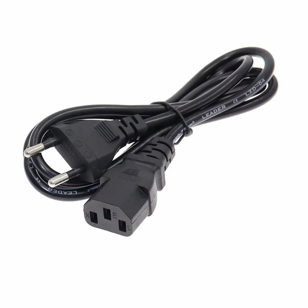 IEC 320 C13 Untuk Laptop Charger Kabel 
