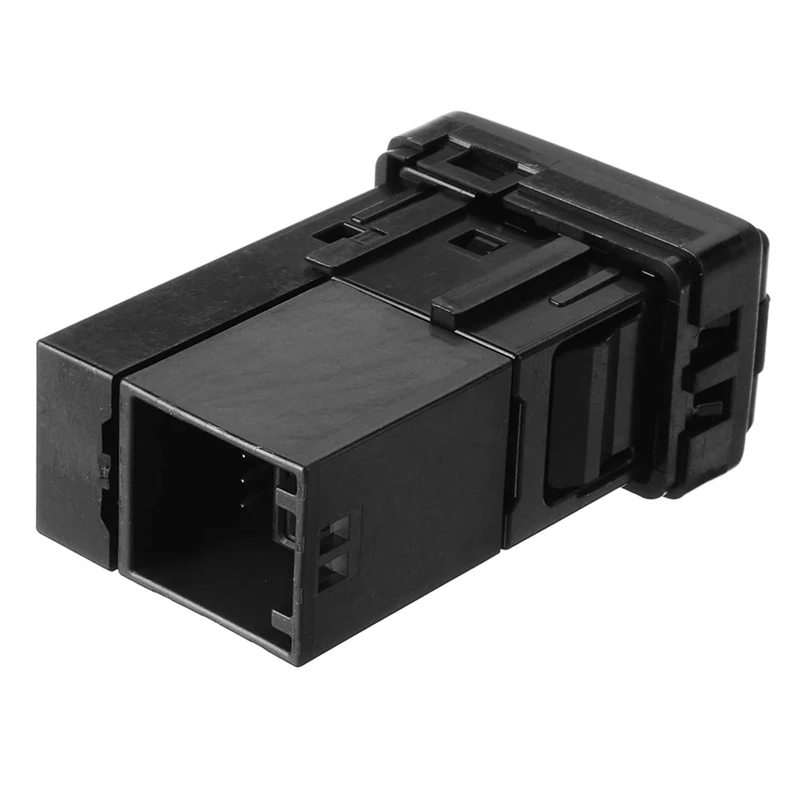 Автомобильный AUX USB порт адаптер Jack авто для Toyota Rav4 Camry для Yaris для Corolla Avalon 86190-0R010 пластик черный