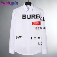 Брендовые мужские рубашки с длинным рукавом, тонкие осенние рубашки для мужчин, высокое качество, деловая мужская хлопковая рубашка camicas Social masculina, большие размеры, M-XXXL