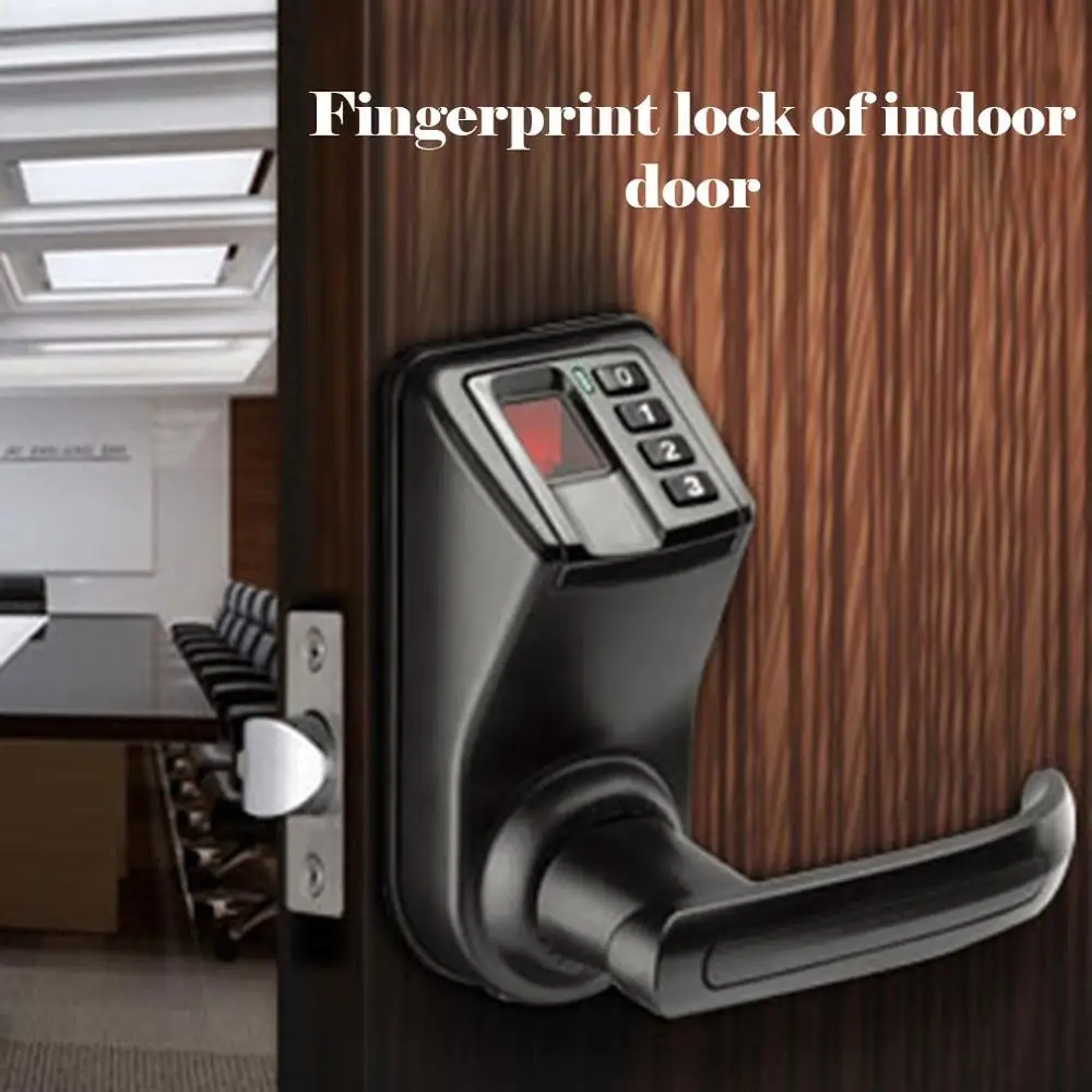 

Ls9 Indoor Door Fingerprint Lock Electronic Password Single Tongue Fingerprint Door Lock Directly Replace The Ball Lock