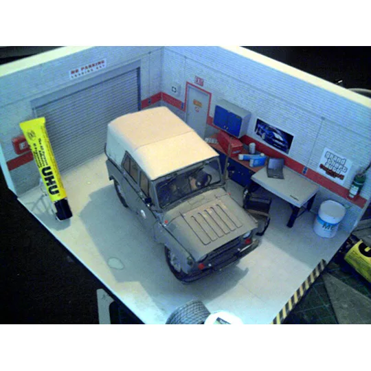 Модель внедорожника 3D в масштабе 1:25 модель военного автомобиля сделай сам