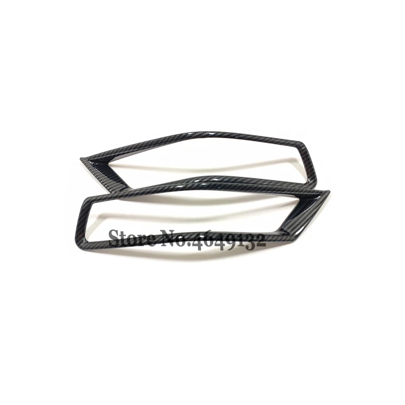 Front and Rear/Back Fog Light Lamp Cover Trim For Nissan X-Trail X Trail T32 Rogue 2017 18 19 2020 Exterior Accessories 2pcs
