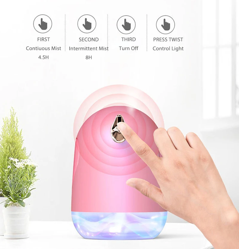 300ML Bird Air Humidifier USB Portable Diffuser Aromatherapy For Home Office Car Mist Maker Ultrasonic Humidificador Gifts