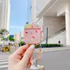 3D Ice Cream Case For Airpods 1 2 Soft Silicone Cute Cover Bluetooth Earphone Charging Box Protective Shell ► Photo 3/6