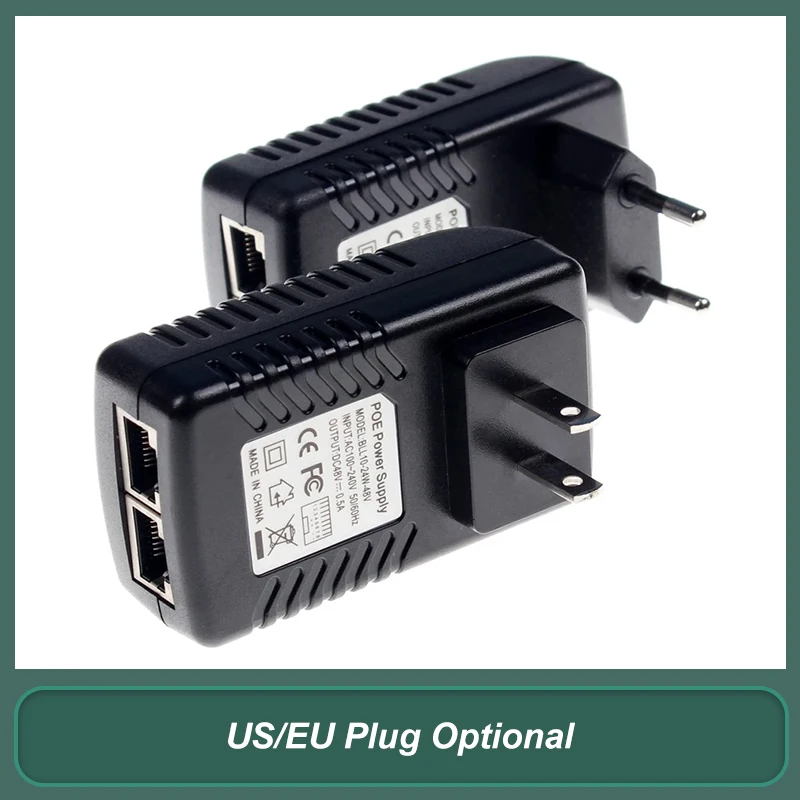 High Quality POE Injector 802.3af Power adapter for IP Camera