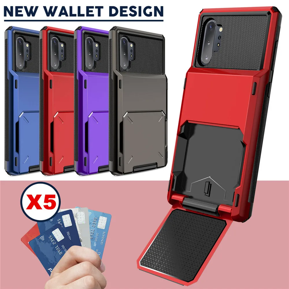 Per Samsung Galaxy Note 10 + 5G 10 Plus Custodia Flip Portafoglio Porta Carte Di Credito Custodia Per Samsung Note 10 Plus Note10 Fundas Per Note 10 P