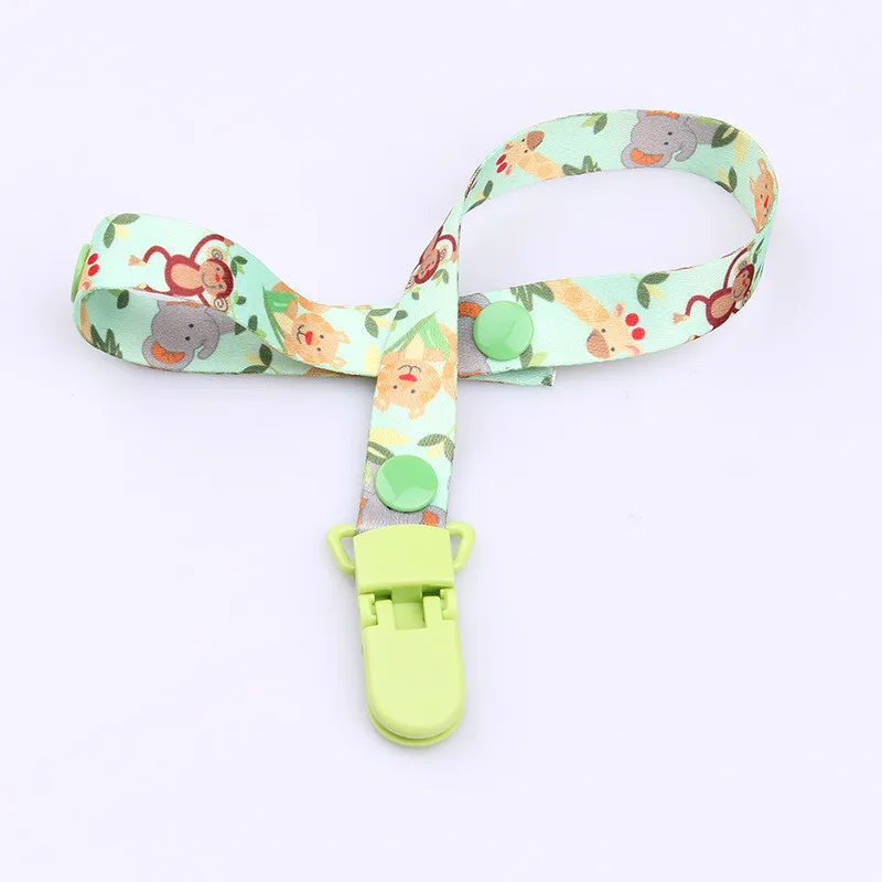 Chupete de animales con Clip para bebé, cinta para chupete, amplia para chupete, correa de soporte para pezones, alimentación infantil, 1 Uds.