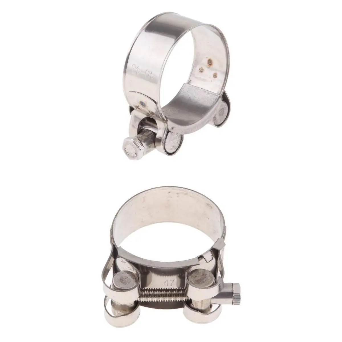 Exhaust Clamp Clip Stainless Steel Muffler Silencer Clamps for Motorbike