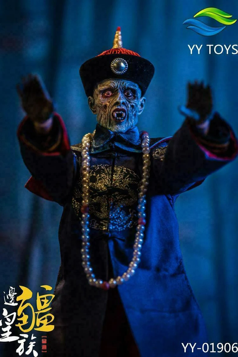 В наличии полный набор 1/6 YY игрушки 01906 Uncle Zombie Frontier Royals Qing Dynasty Figure TOYS обычные для фанатов коллекция подарок
