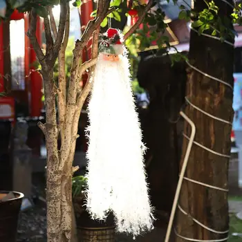 

Outside Xmas Tree Hanging Little Doll Ornament Christmas Decoration Pendants Toy Pendant for Old Man with Lamp for Home Decor