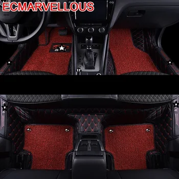 

Modified Modification Interior Carpet Car Floor Mats Styling Upgraded Decoration protector Mouldings Foot Pad FOR Skoda Octavia
