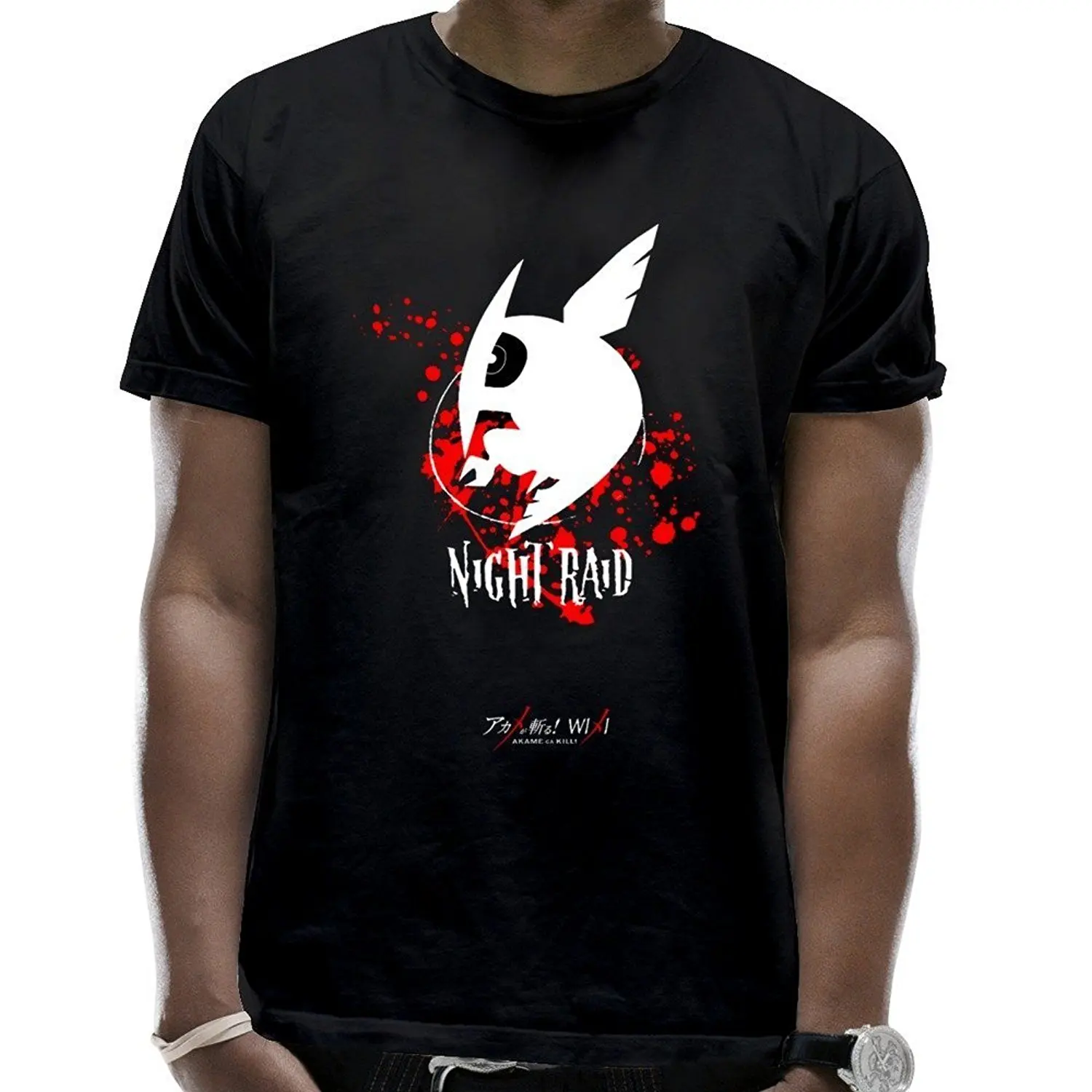 

2019 Summer Style Fashion Men'S Akame Ga Kill Night Raid T Shirts Tee Shirt