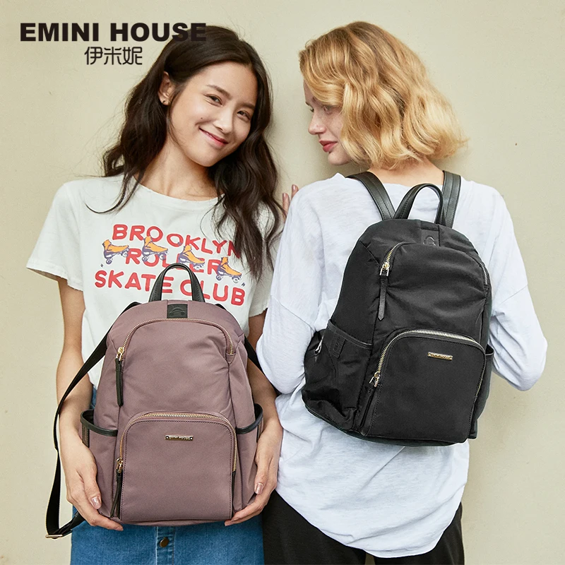 

EMINI HOUSE Multifunction Backpack Waterproof Nylon Backpack Women Shoulder Bag Backpacks For Teenage Girls School Bag