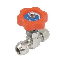 Красная пластиковая ручка 8,5 мм выходное отверстие Диаметр Пневматический контрольный запорный клапан