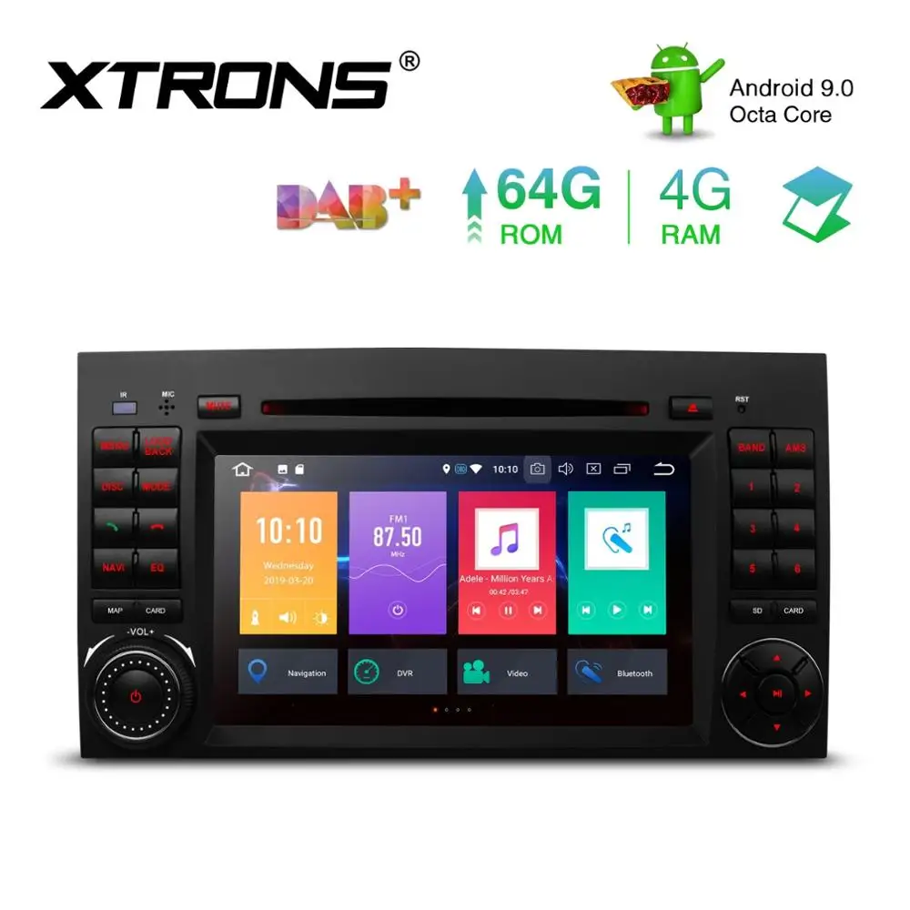 " Android 9,0 Pie OS автомобильный DVD Мультимедиа Навигация gps радио для Mercedes-Benz B-Class W245 2005-2011& Sprinter W906 2006-2012