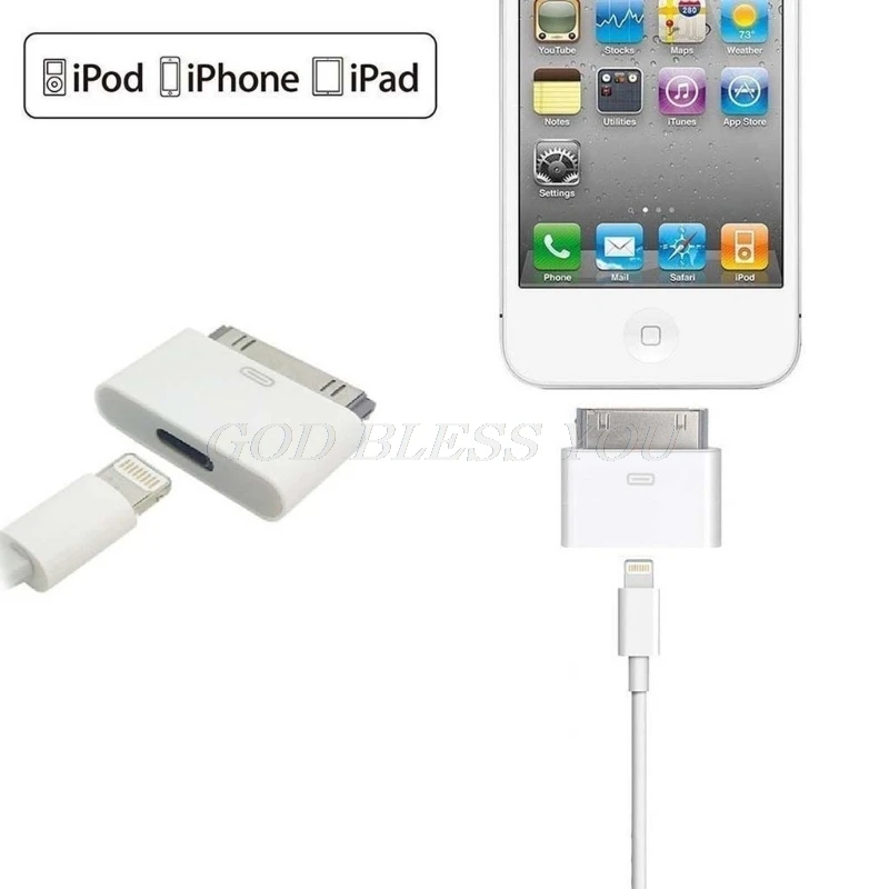 8pin женский 30pin разъем адаптера конвертера для iPhone 4 4S iPad2 3 iPad Touch3 4 адаптер IOS