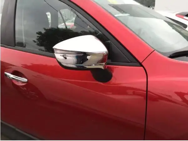 

Rearview mirror cover Reverse mirror shell Cover Reversing Mirror Side Wing Mirror Cover Caps for Mazda CX-3 ABS