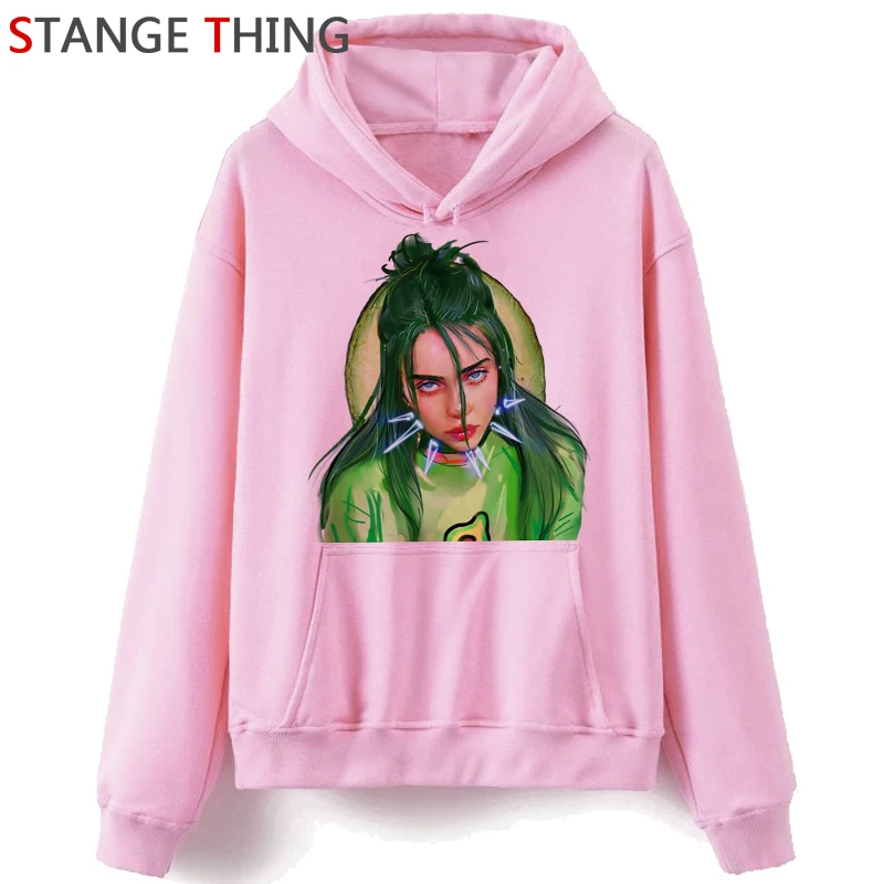 Billie Eilish Bad Guy Harajuku модная забавная толстовка с капюшоном с рисунком из мультфильма для женщин Ullzang хип хоп 90s толстовка с рисунком уличные толстовки женские - Цвет: H3321