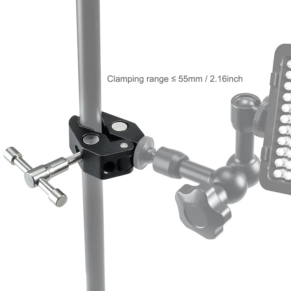 Зажим для краба из алюминиевого сплава Супер DSLR Rig ЖК монитор студийный