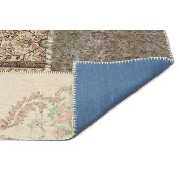 

Handmade Natural Vintage Patchwork Area Rug 247x307 Cm-8'1''X10'1''