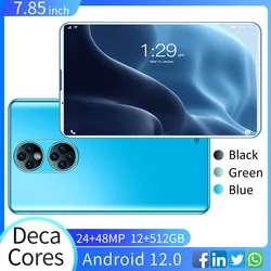 Tablette PC Android P50 de 7.85 pouces débloquée, Google Play, 512 go de ROM, double SIM, clavier gratuit, GPS, 8800mAh 