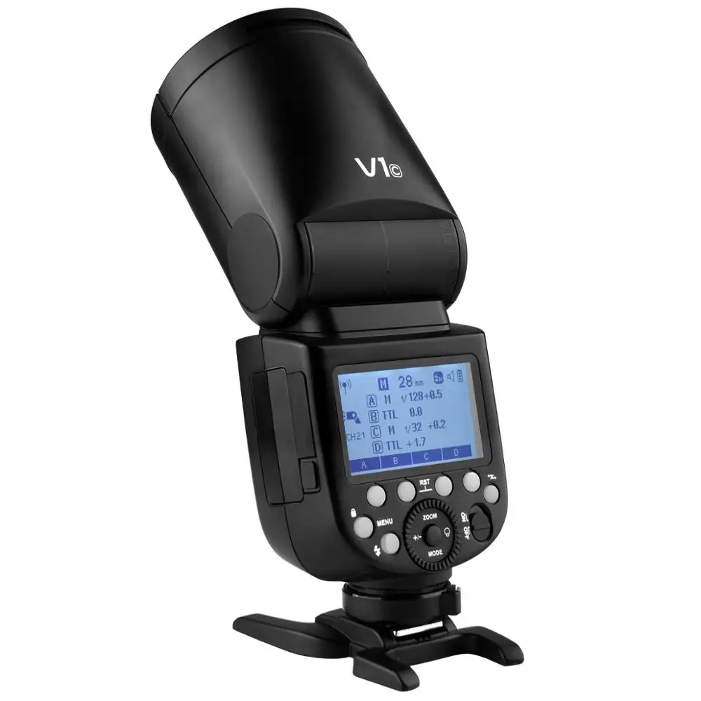 US $299.00 Godox V1 Flash TTL 18000s HSS 2600mAh Lithium Battery Speedlite Flash AKR1 X2T Trigger For Canon Nikon Sony Fujifilm Olympus