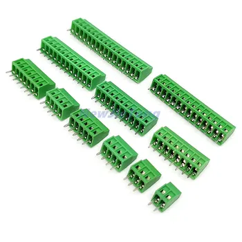 

10pcs KF128 2.54mm PCB Mini Screw Terminal Block KF128-2.54 2P 3P 4P 5P 6P 7P 8P 9P 10P 12P 14P 16P Splice Terminal KF128-2.54