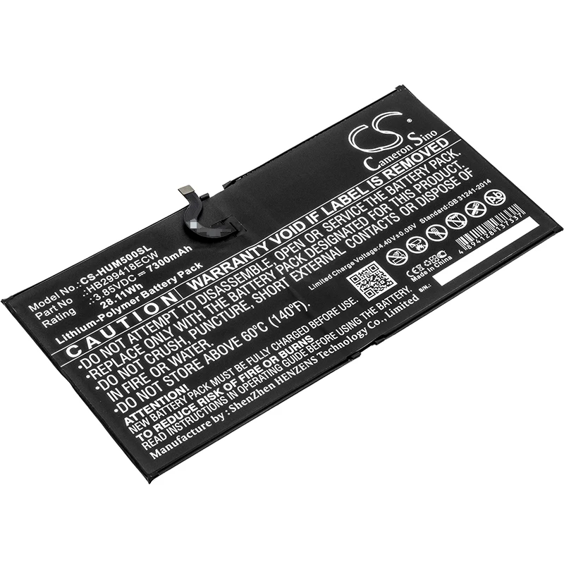 Cameron sino 7300mAh аккумулятор для Huawei CMR-AL09 CMR-AL19 CMR-W109 CMR-W19 MediaPad M5 MediaPad M5 10,8, HB299418ECW