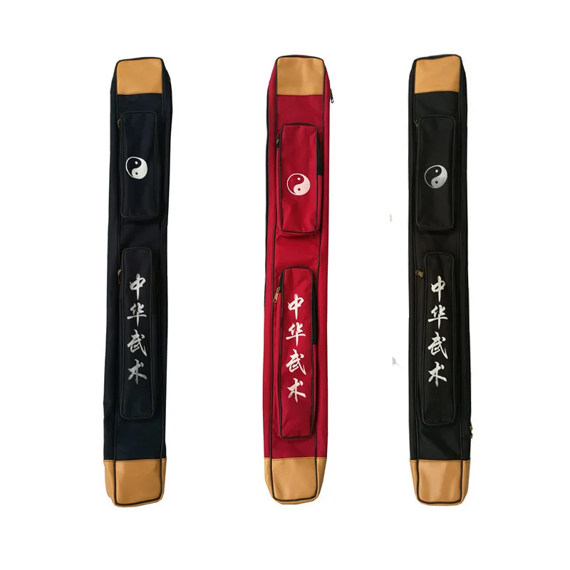 

Single/Double Layer Tai Chi Sword Cover Broadsword Carrying Case Thickened Bag Oxford Decompression Strap Sword Carrying Bag