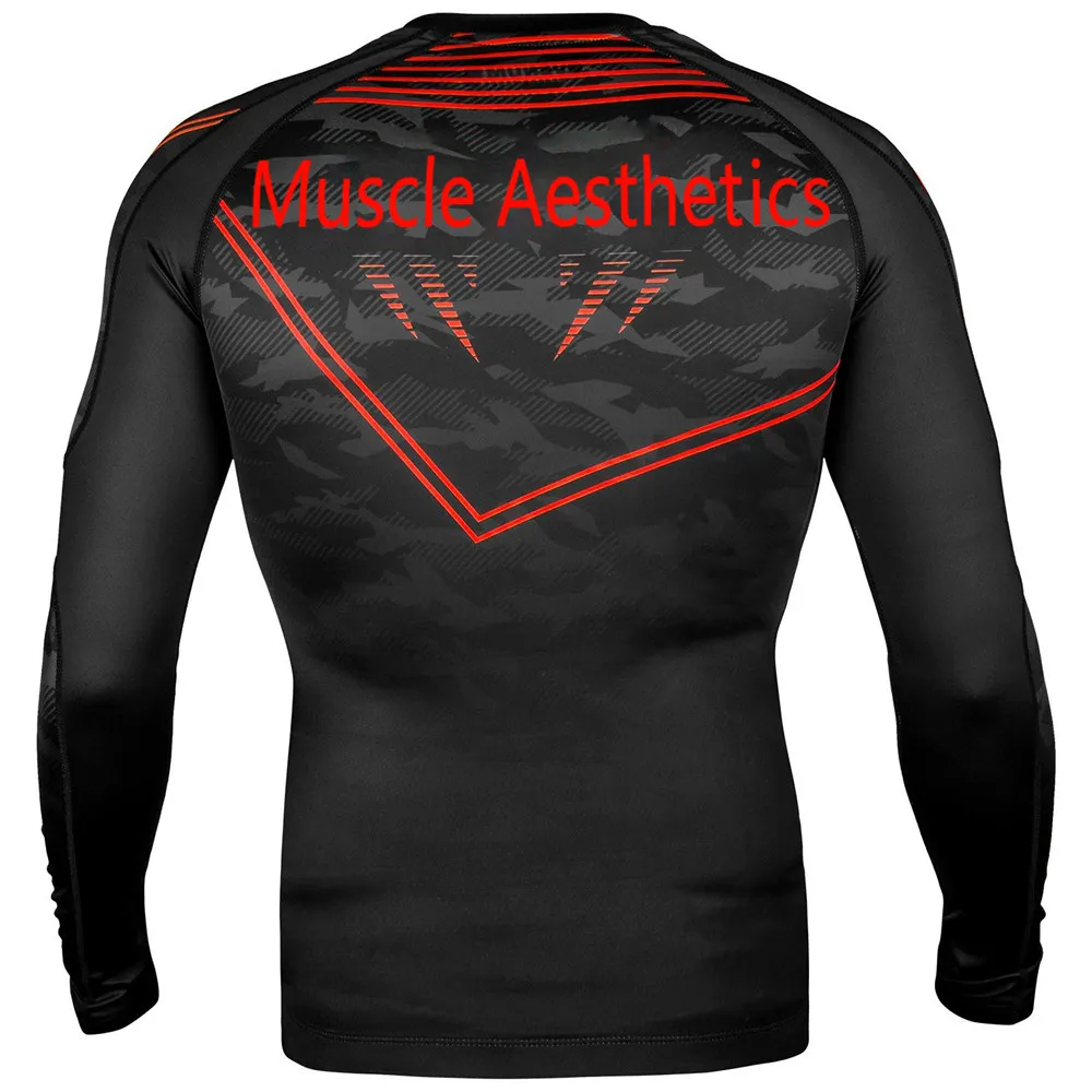 Compression Quick dry Shirt Men Running Sport Long sleeve T-shirt Gym Fitness Skinny Tee Tops Male Jogging Workout Brand Clothes