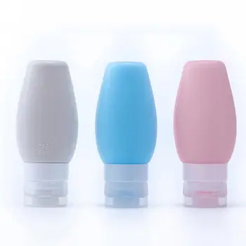 

Hot 60/90ml Travel Bottle Leak Proof Silicone Cosmetic Toiletry Lotion Container