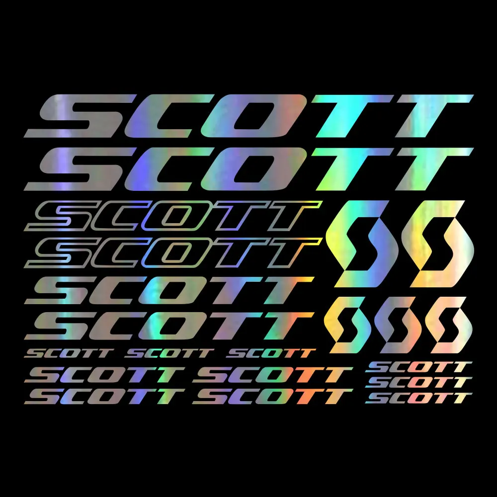 21 шт. наклейки на рамку для велосипеда SCOTT лист с наклейками езды велосипеде |