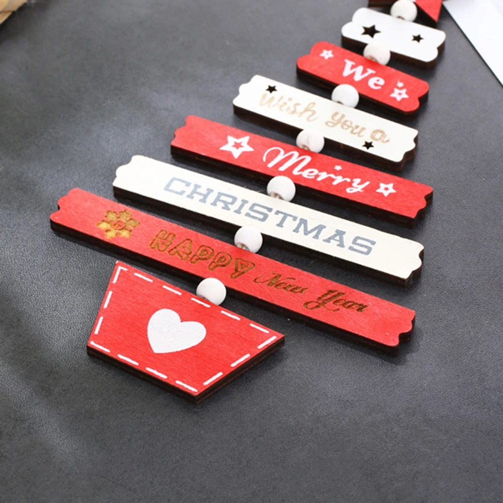 

2019 Christmas Tree Ornaments Christmas Decorations Laser Color Wooden Hollow Creative Christmas Tree Pendant Holiday Decoration