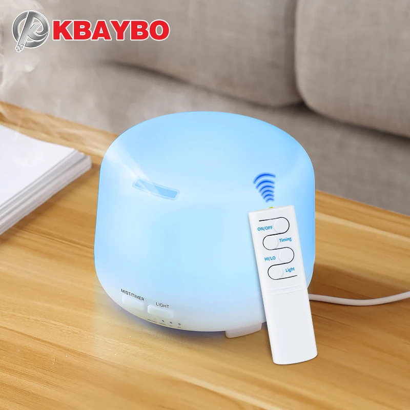 Preise KBAYBO 300ML Fernbedienung Elektrische Ultraschall luftbefeuchter USB Aromatherapie Ätherisches Öl Aroma Diffusor mit 7 Farbe Lichter