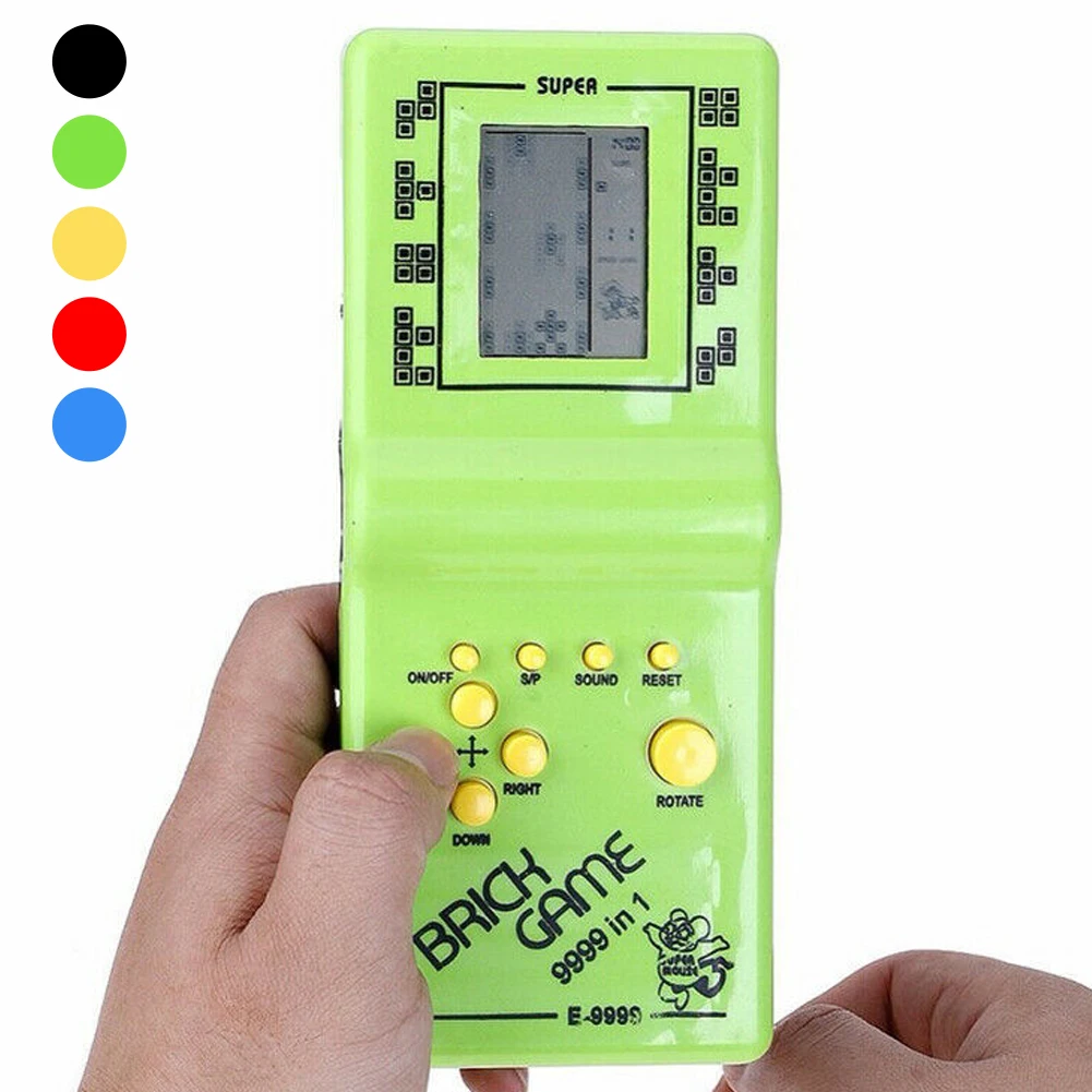 Classique nostalgique Tetris brique jeu jouet portable LCD jeux vidéo jouets Machine Arcade Mini jeux Console jouets pour enfants adultes