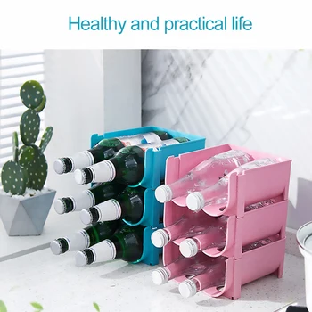 

Refrigerator Storage Box Can Beverage Organizer Wine Juice Bottle Storage Rack Tool Shelf Kitchen Accessories Gadgets Set New