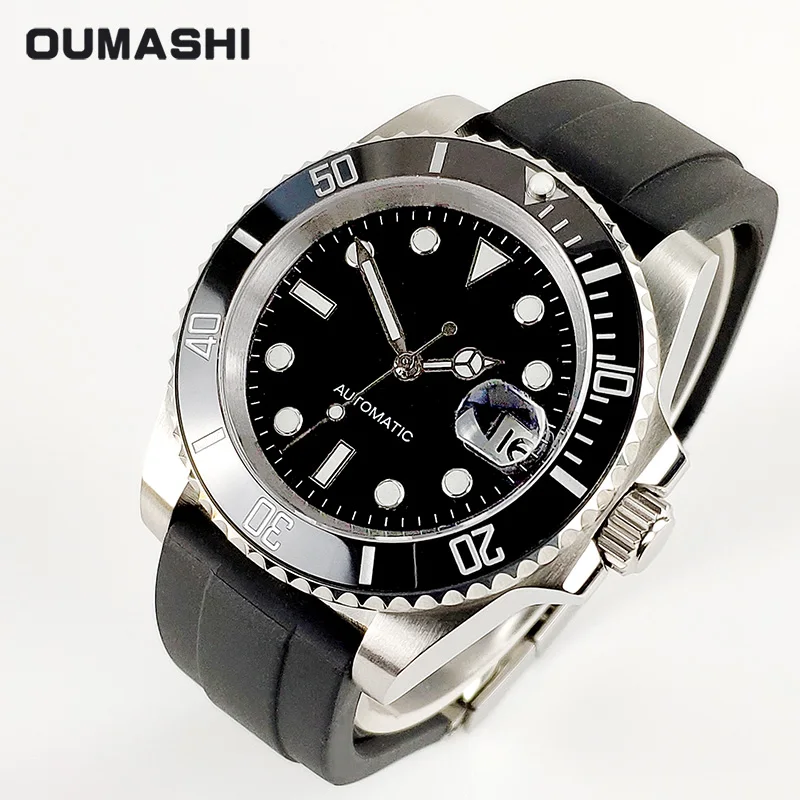 40 мм ныряльщик Спорт 200 м OUMASHI часы Мужские автоматические брендовые Роскошные сапфировые механические наручные часы 116610ln для плавания светящиеся