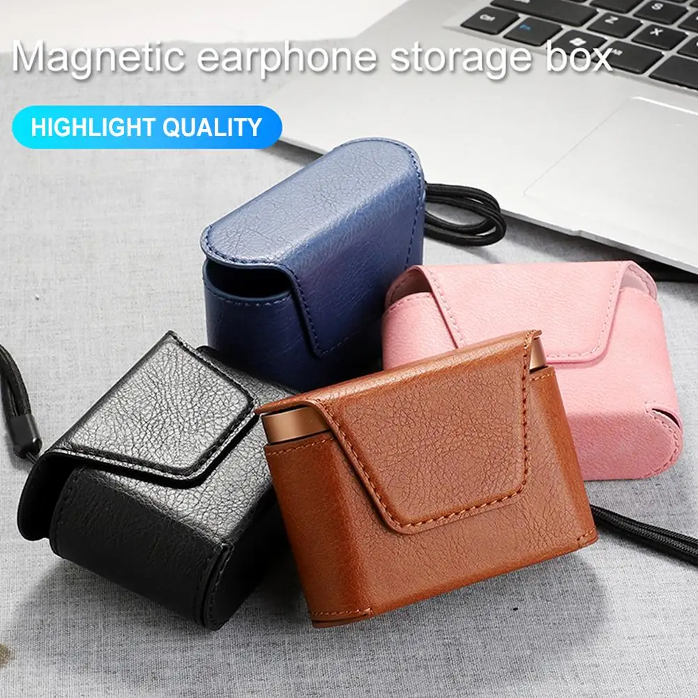 Магнитный кожаный чехол для наушников защитная коробка sony WF 1000XM3 Bluetooth наушники