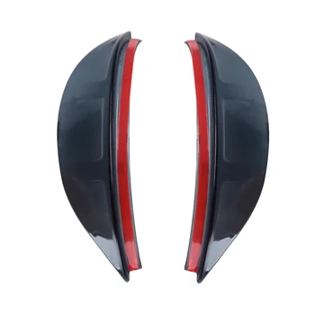 

2pcs PET Plastic Rearview Mirror Rain Eyebrow Cover Trim Sun Visor Shield Car Moulding Fit For Mini Cooper F54 F55 F56 F57 F60