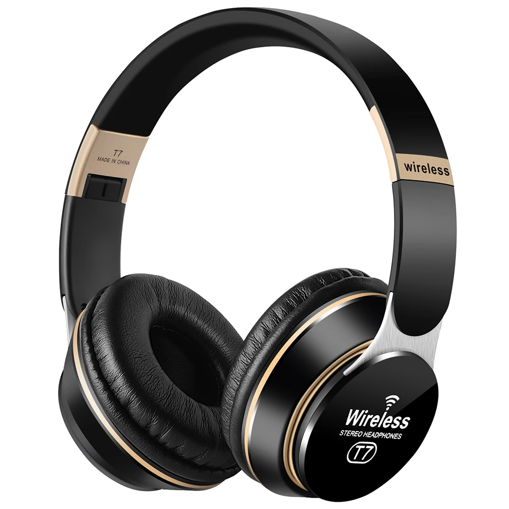 Hi Fi стереогарнитура Bluetooth наушники складные стереонаушники игровые с микрофоном