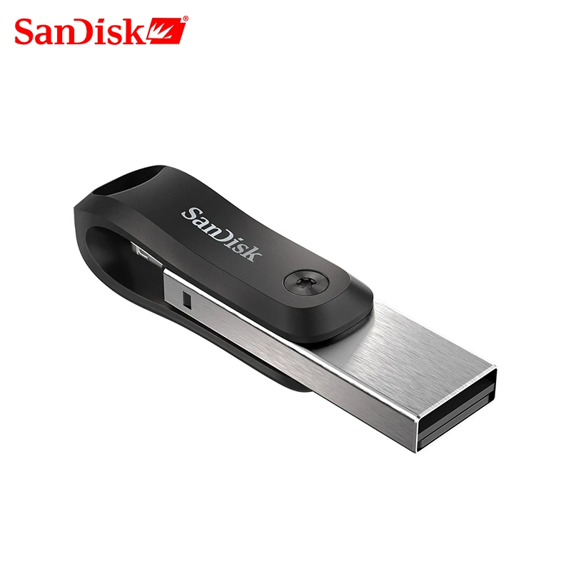 SanDisk USB флэш накопитель iXPand U диск OTG Lightning Разъем USB3.0 палка 256 ГБ 128 MFi для iPhone x/8/7/6/и