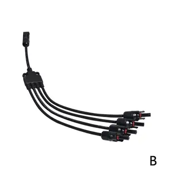 

MC4Y Type Three-way Connector Battery Board Three-way Connector Panel Wire Cable Line Photovoltaic Connection Solar