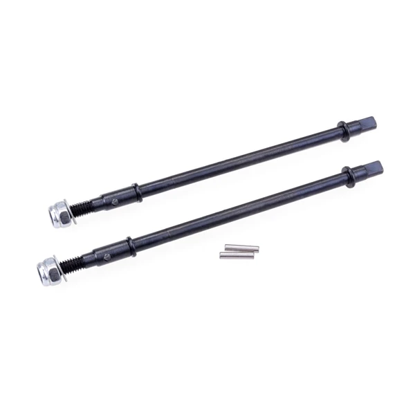 

2Pcs 105mm Steel Rear Straight Axle Wheel Drive Shaft AX30421 for 1/10 Axial SCX10 RC Rock Crawler Car Jeep Wrangler AX90028