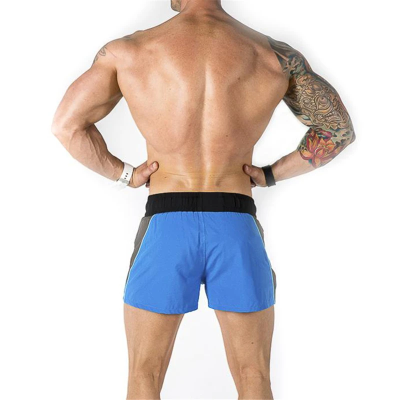 DIHOPE, мужские шорты для фитнеса, бодибилдинга, мужские летние тренажерные залы, для тренировок, дышащая сетка, быстросохнущая спортивная одежда, для бега, пляжные короткие штаны