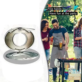 

10.2x8cm Outdoor Metal Beer Head Belt Funny Bottle Buckle for Camping Picnic Wine Can Holder 2019 Outdoor Tableware d5