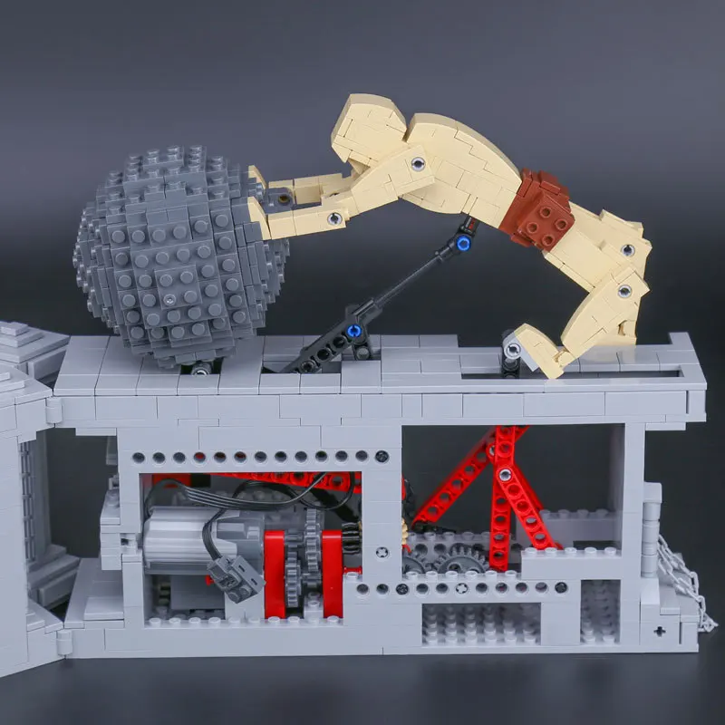 23017, 1462 шт, серия Technic, MOC Sisyphus, подвижный набор, строительные блоки, кирпичи, детские развивающие игрушки, совместимые с Bela