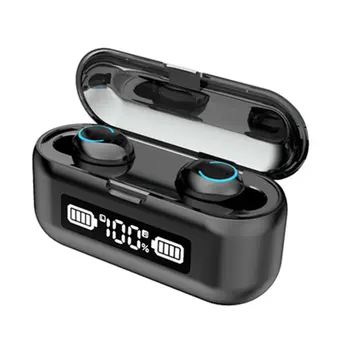 

F9-43 5.1 Lightweight Stereo Earphone Mini Headset Wireless Dual Charger with LCD Display