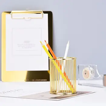 

Round Stick Cylinder Pen Pencil Collection Holder Makeup Brushes Storage Tool Home Office Desk Organizer