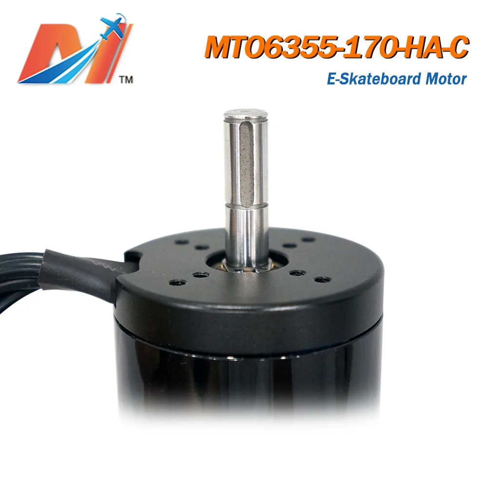 Maytech 6355 170KV Электродвигатель с датчиком для электрического скейтборда с пультом дистанционного управления, SuperESC на основе VESC 50a для скейтборда(3 шт